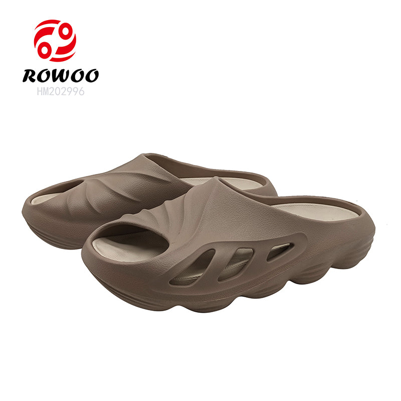 Wholesale Lightweight Thick Sole Custom EVA Injection Bathroom Shoes