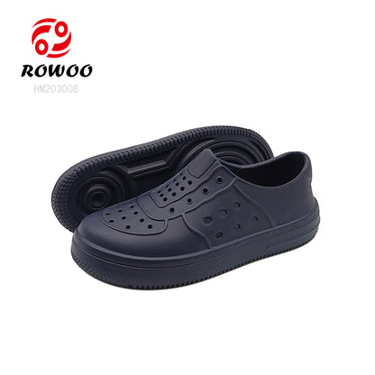 Wholesale custom men and women hole shoes slippers casual clog sandals