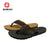 2024 Outdoors Design EVA PU Leather beach Summer Men Custom Logo Slippers flip flops