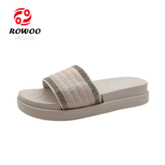 Wholesale Quality Ladies Flat Shoes Slippers Platform Sexy Slides