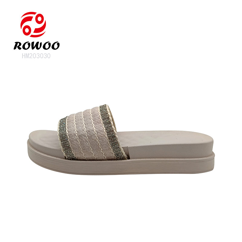 Wholesale Quality Ladies Flat Shoes Slippers Platform Sexy Slides