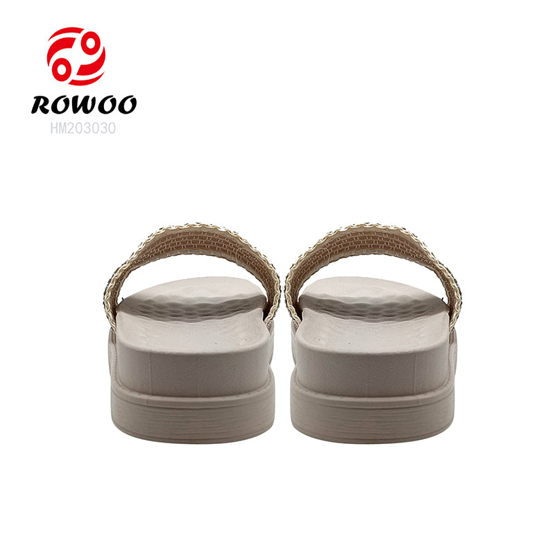 Wholesale Quality Ladies Flat Shoes Slippers Platform Sexy Slides