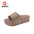 Factory wholesale PU upper PVC sole slippers women slide sandals