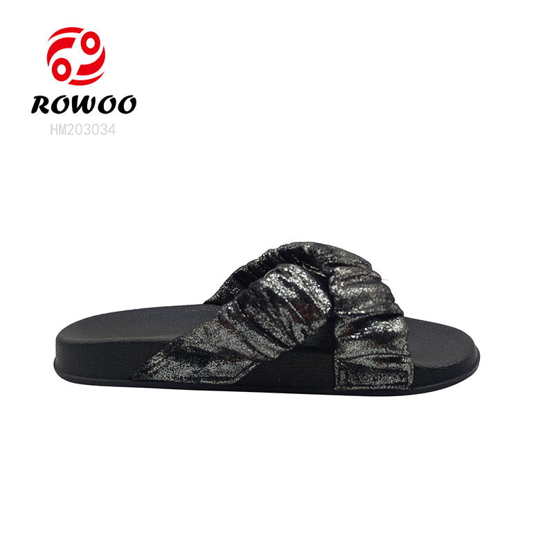 Wholesale Bling PVC Summer Beach Slippers for Women
