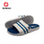 white blue slides Men's EVA sandal slippers Summer lightweight