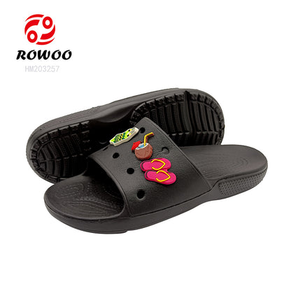 2024 Women's Open Toe Beach Slippers Beautiful Casual Outdoor Sandals with Decorations