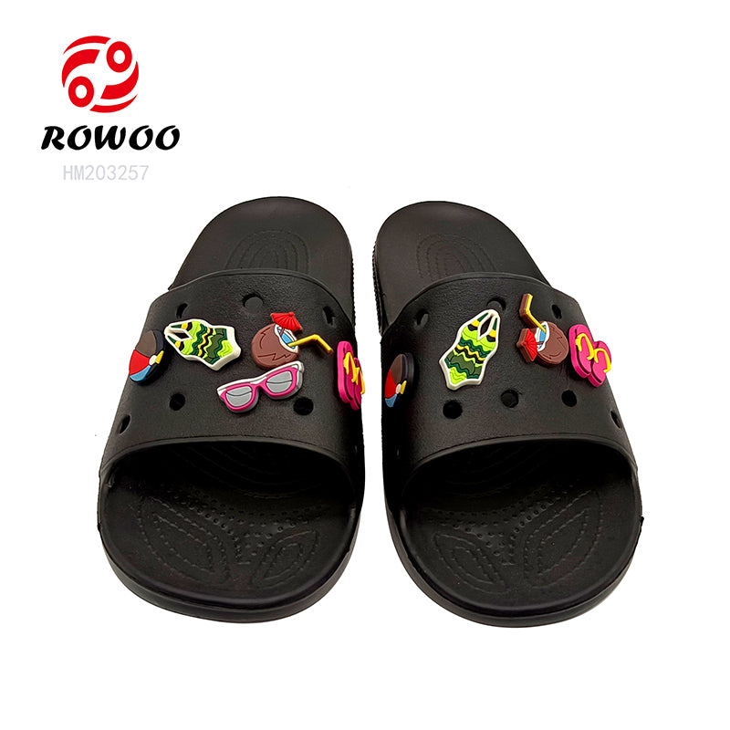 2024 Women's Open Toe Beach Slippers Beautiful Casual Outdoor Sandals with Decorations