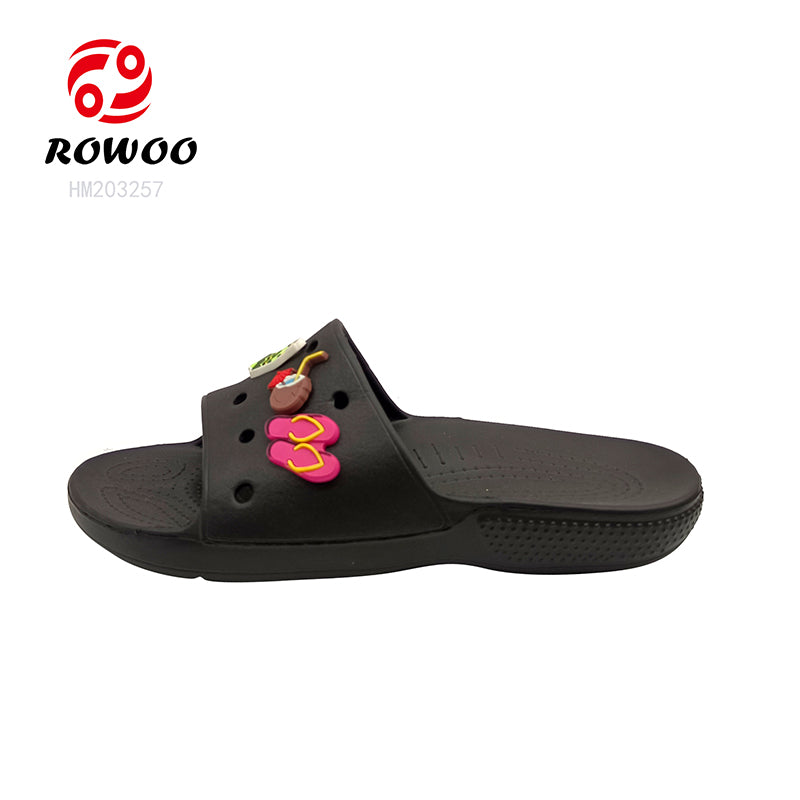 2024 Women's Open Toe Beach Slippers Beautiful Casual Outdoor Sandals with Decorations