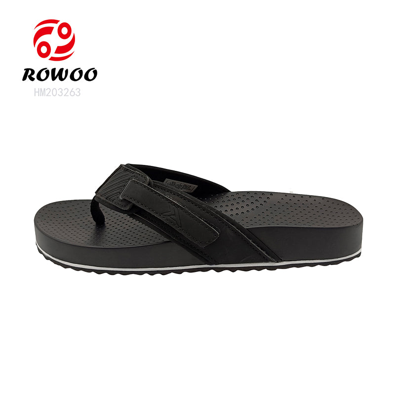 Men's Comfortable Rubber Beach Sandals Anti-Slip Outdoor Flip-Flops