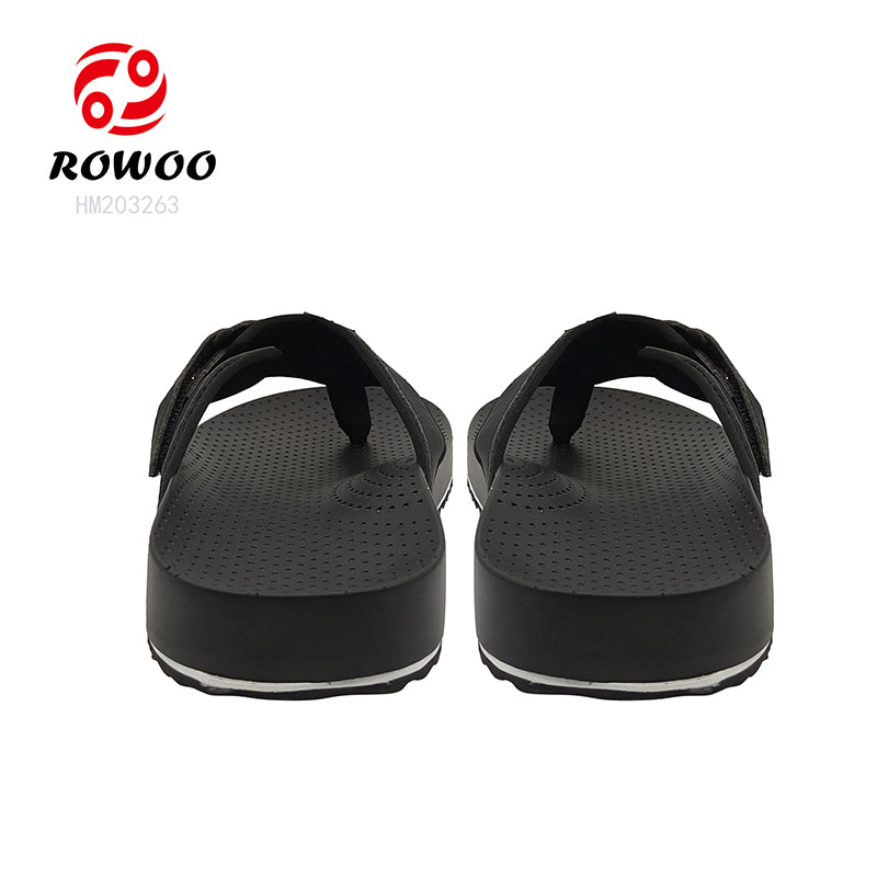 Men's Comfortable Rubber Beach Sandals Anti-Slip Outdoor Flip-Flops