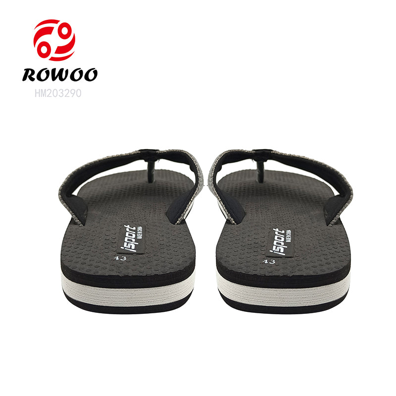 Latest Customized Men's Open Toe Beach Sandals Summer Casual Flip Flops