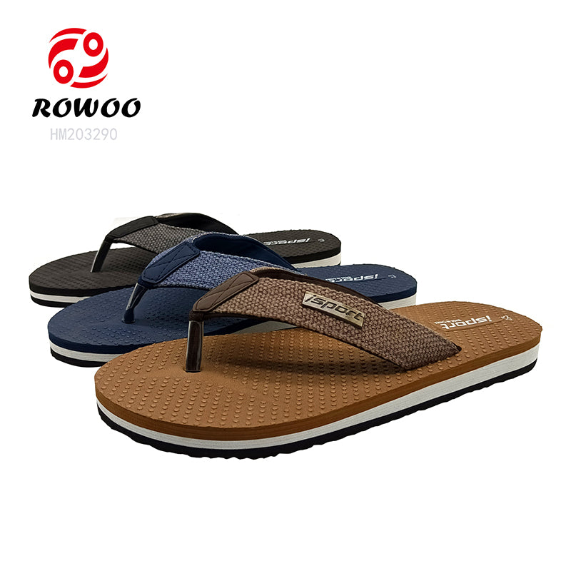 Latest Customized Men's Open Toe Beach Sandals Summer Casual Flip Flops