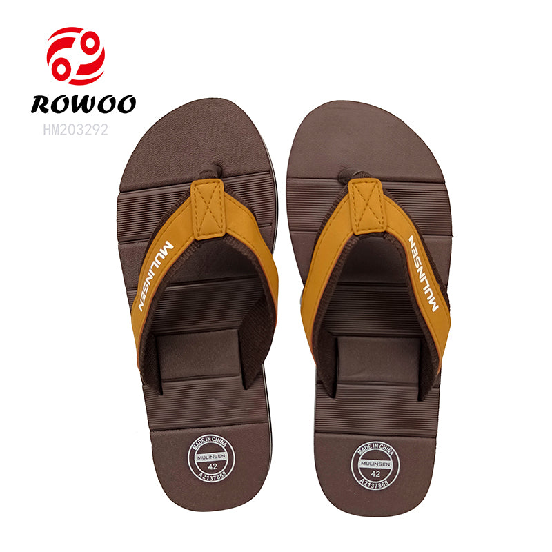 Latest Super Light Weight Anti-Slippery Eva Beach Flip Flops Customized Logo Sandal