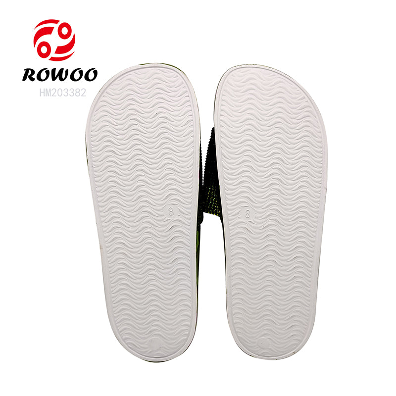 Women Casual Slippers Diamond Camo Print Sandals Women Summer Beach Drag Heightening Sandals