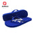 Men's Summer Sandals Rubber Flip Flops Round Toe Anti-Slippery PVC Straps Flat Slide Style for Spring