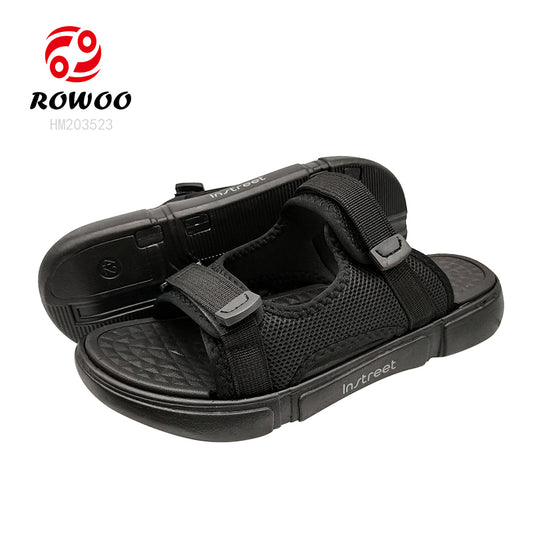 Unisex Custom Fashion Beach Slippers Soft Flat EVA Sandals Sporty Printed Platform Style for Outdoor Use