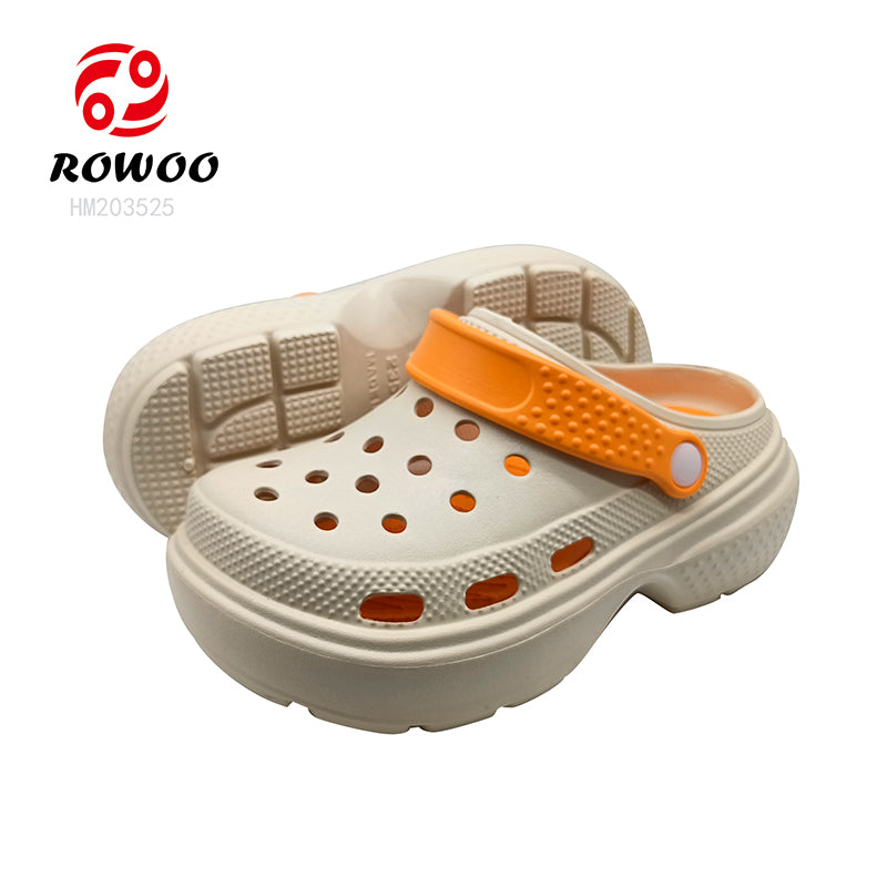 Ladies DIY Breathable High Heel Wedge Sandals Fashionable Platform High Quality EVA Outsole Summer Spring Garden Shoes