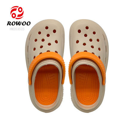Ladies DIY Breathable High Heel Wedge Sandals Fashionable Platform High Quality EVA Outsole Summer Spring Garden Shoes