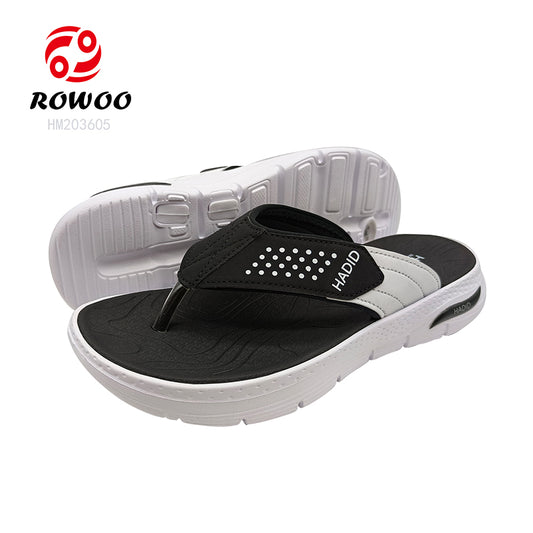 Factory Price Soft EVA Flip Flops Anti-slip Sport Thong Sandals Thick Bottom Air-cushion Men Summer Pool Shoes