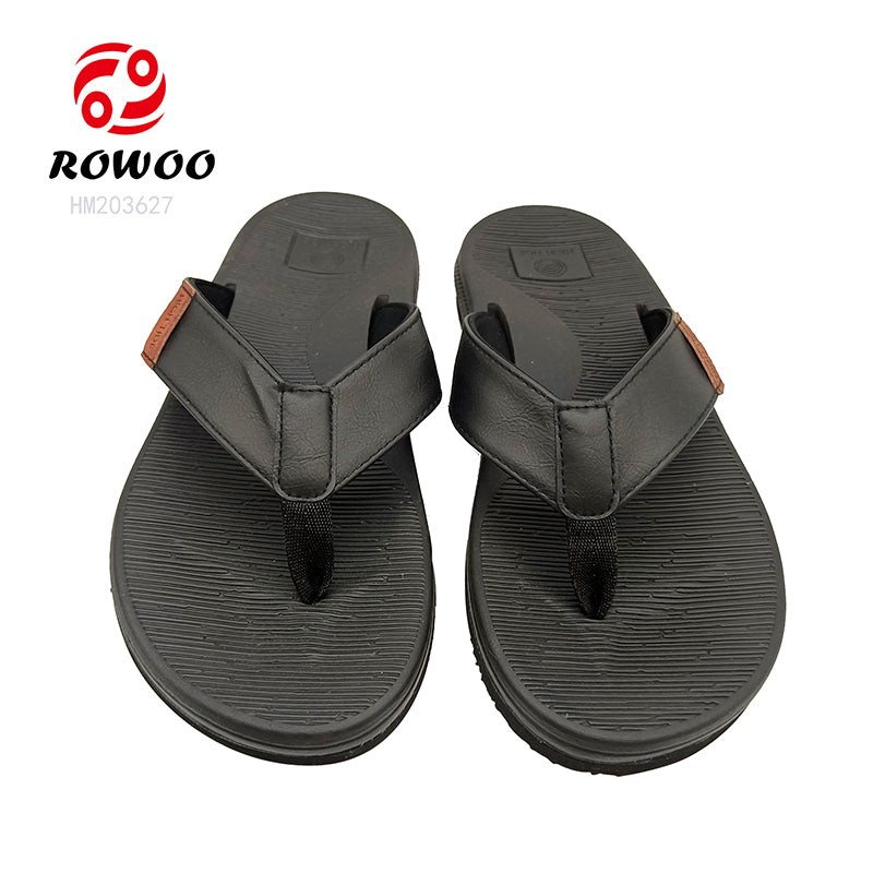 Wholesale Custom Men's Flip-Flops High Quality Summer Winter Spring Leisure Outdoor Sandals Anti-Slip Light Weight Custom