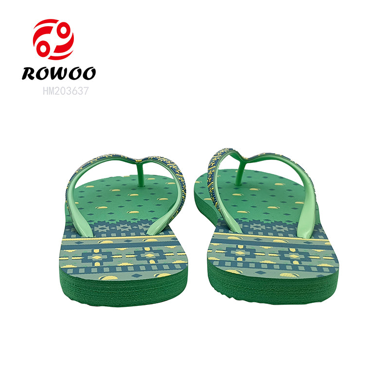 Designer Women Summer EVA Flip-Flops Casual Fresh Printed Platform Slippers Soft Anti-Slip Features Vacation