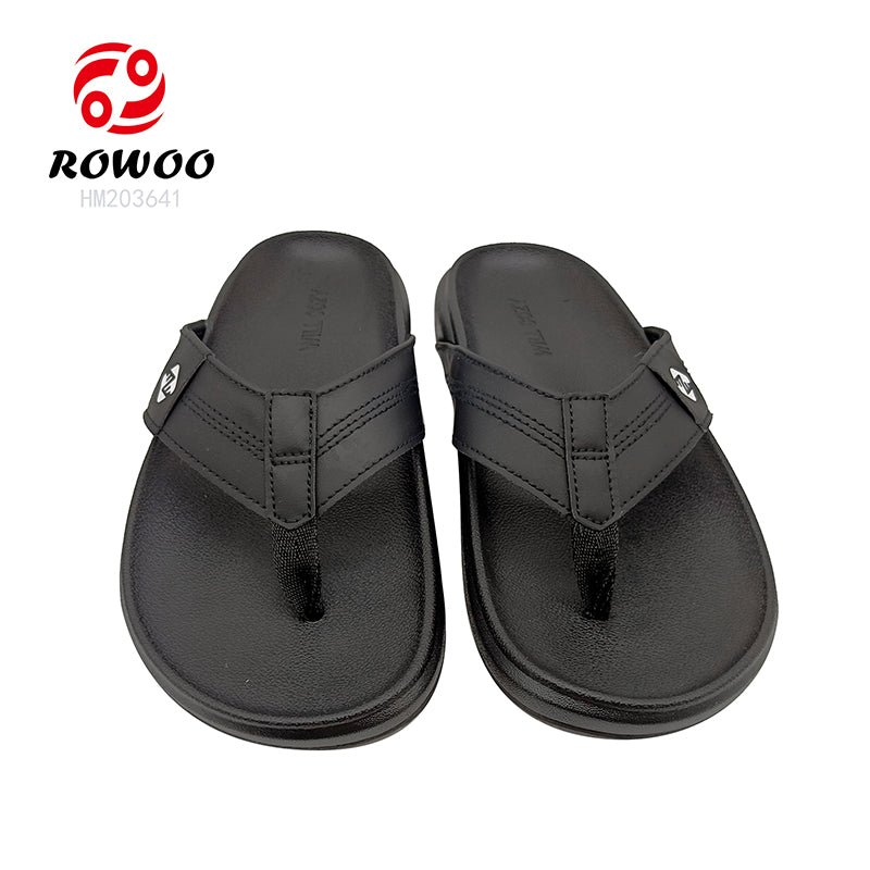 Men Eva Wholesale Flip-Flops Custom Logo Outdoor Sandals Beach Bathroom Non-Slip Quick Dry Breathable Slippers
