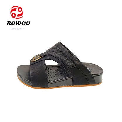 Middle East EVA Lightweight Sandals PU Slipper Shoes High Quality Slide Shoes for Men