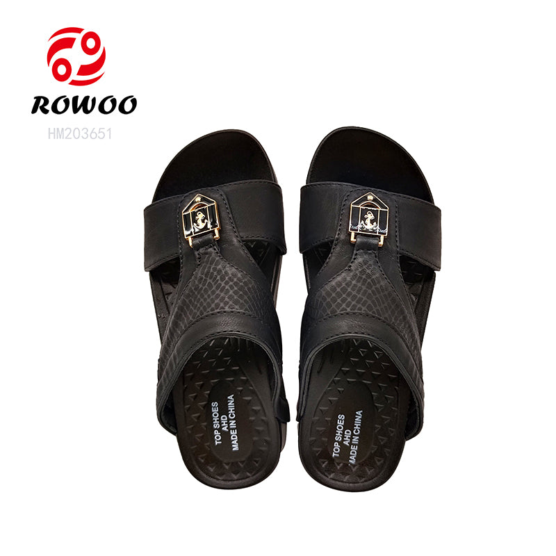 Middle East EVA Lightweight Sandals PU Slipper Shoes High Quality Slide Shoes for Men