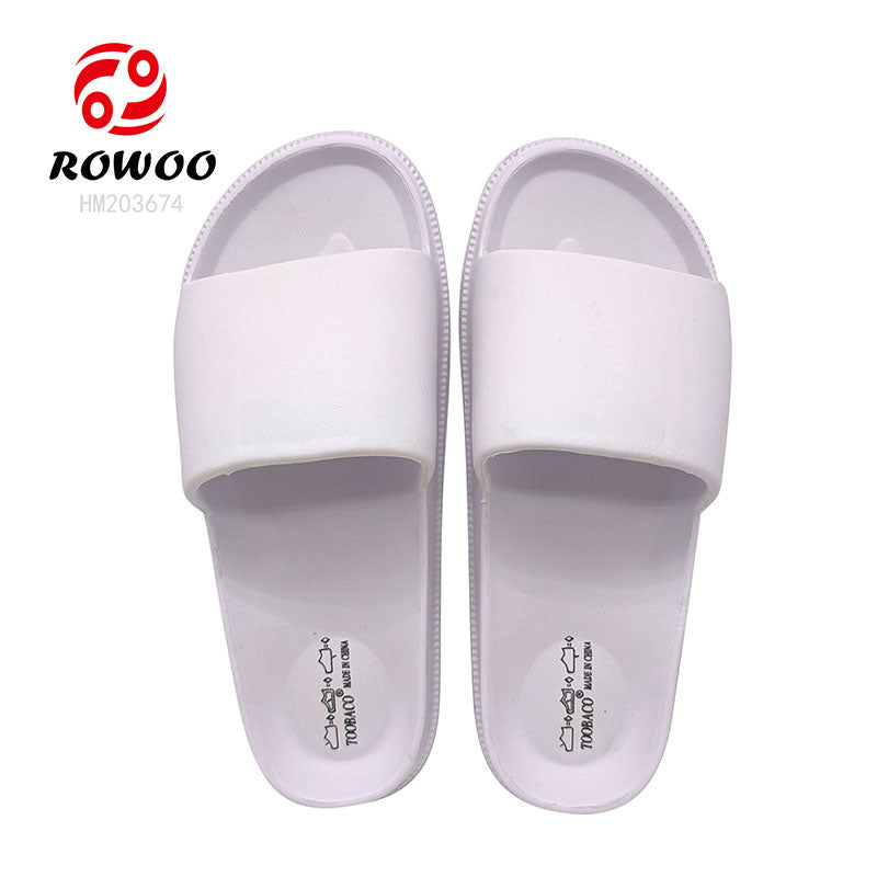 Customized Logo EVA Lightweight Women's Outdoor Flat Slide Slippers Indoor and Outdoor Use Personalized Logo