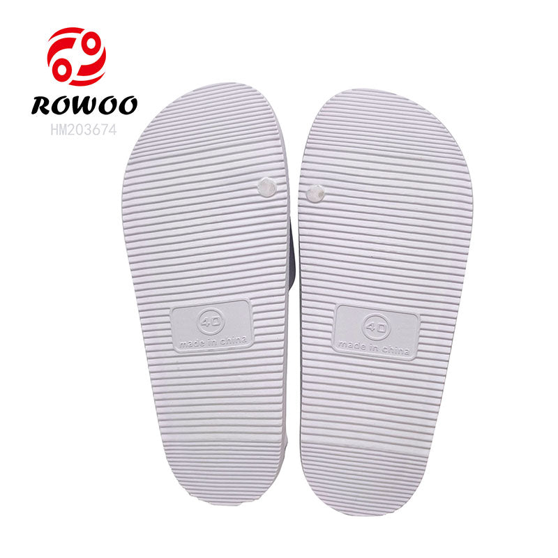 Customized Logo EVA Lightweight Women's Outdoor Flat Slide Slippers Indoor and Outdoor Use Personalized Logo