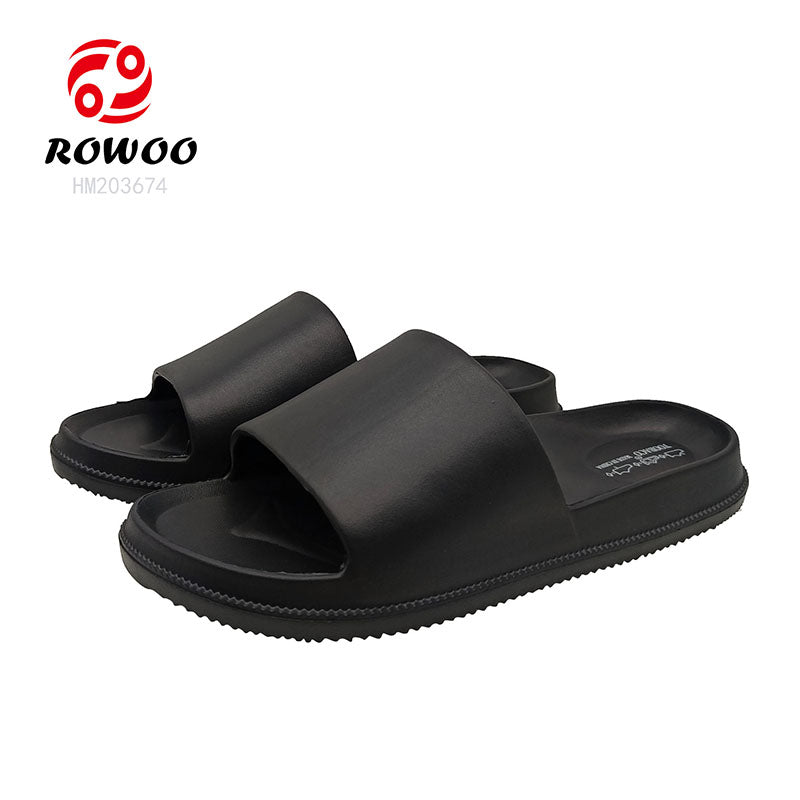 Customized Logo EVA Lightweight Women's Outdoor Flat Slide Slippers Indoor and Outdoor Use Personalized Logo