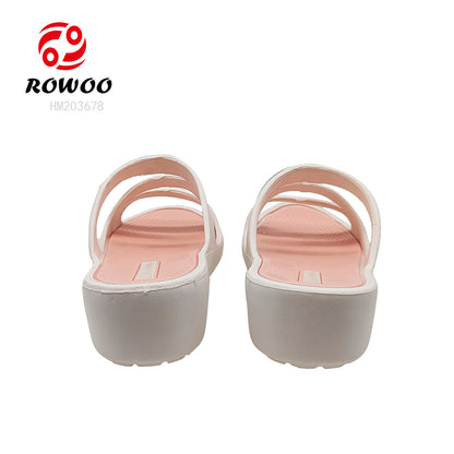 Women Summer Elevating Sandals Casual Cross Slippers Deodorant Non-Slip Outdoor Home Slippers