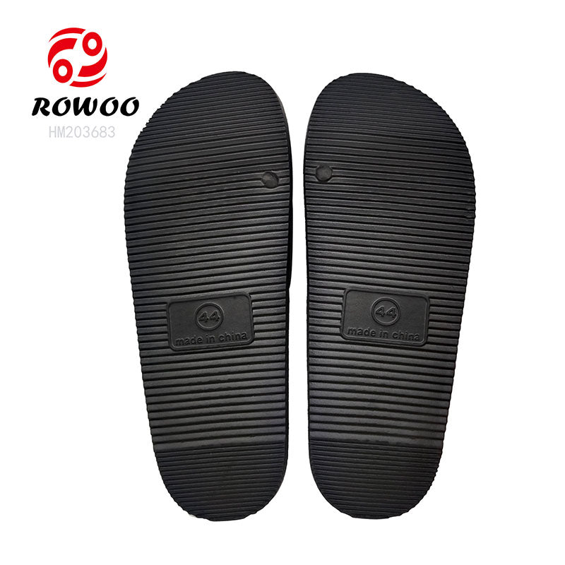 Men EVA Smooth Slippers Custom Logo Fashion Barefoot Personality Style Sandals