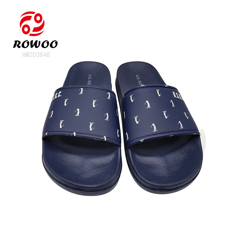 2024SS GOLF High-quality Navy Men's Slippers Brand Original Design Model Boy Indoor Outdoor Sandals