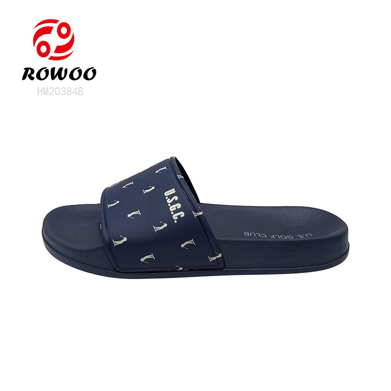 2024SS GOLF High-quality Navy Men's Slippers Brand Original Design Model Boy Indoor Outdoor Sandals