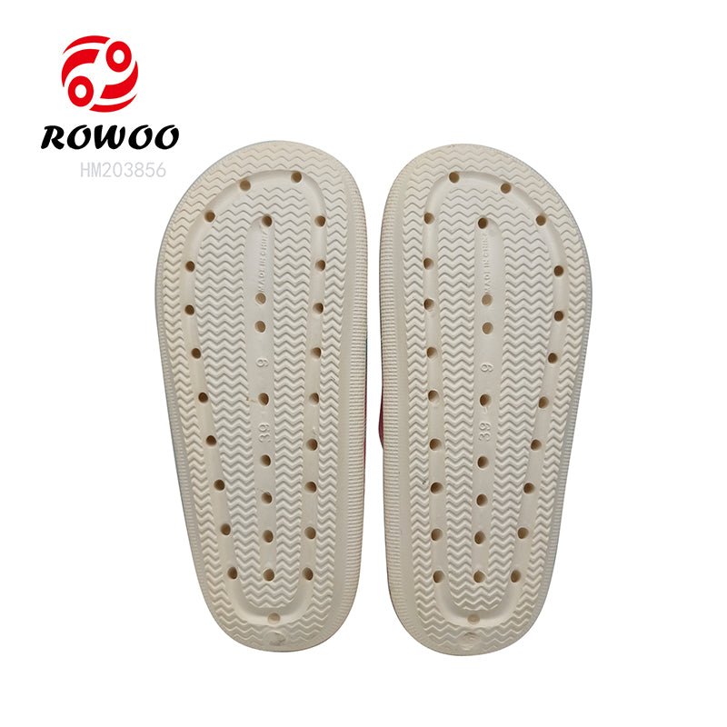 EVA Print Summer Beach Two Straps Slide Slippers