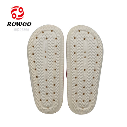 EVA Print Summer Beach Two Straps Slide Slippers