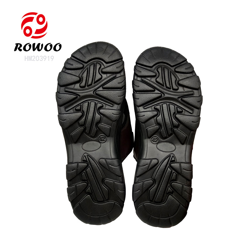 Thick Bottom Men Outdoor Sandals Leather Slipper Outdoor Sandals Thong Sandals