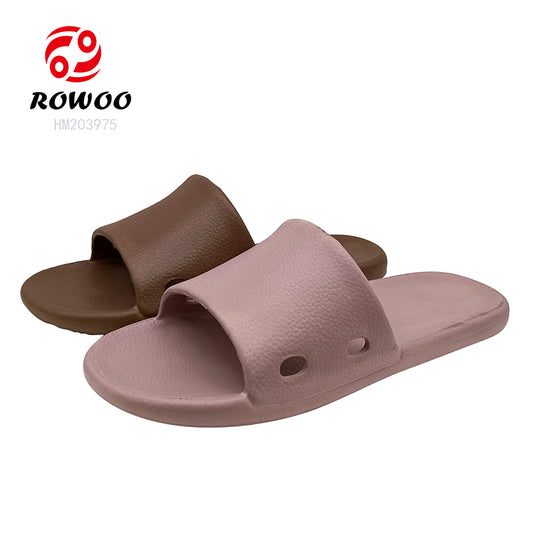 Men EVA Light Slide Slippers Bedroom Home Thin Women Sandals Casual Simple Own LOGO OEM ODM Custom Slippers