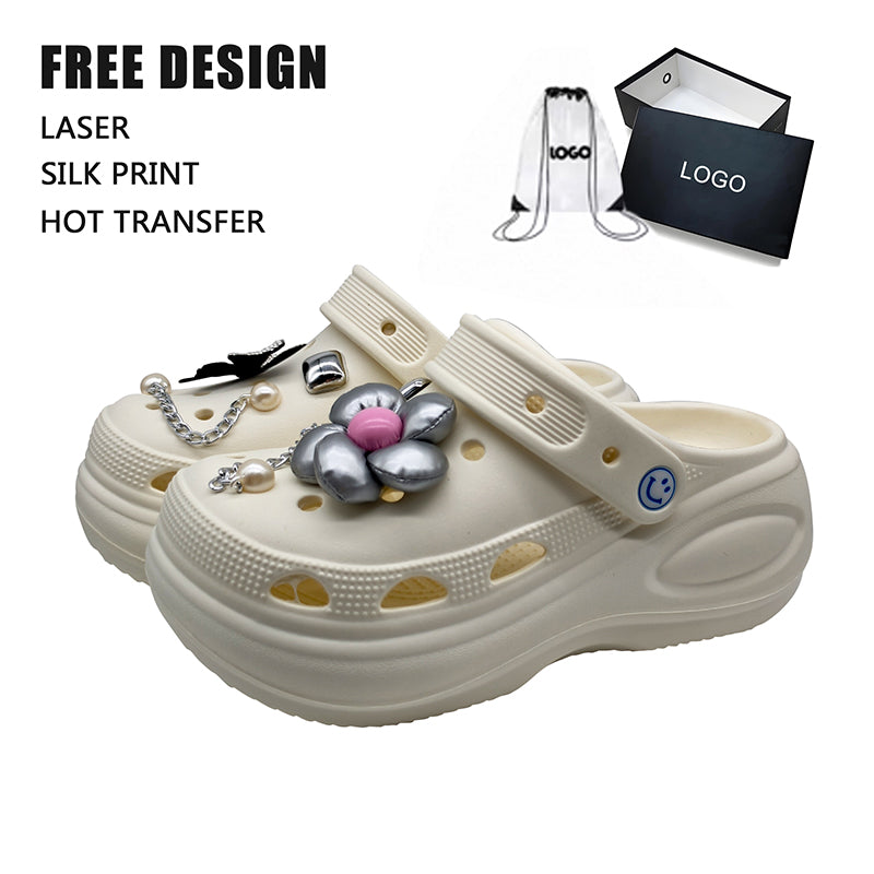 Wholesale Women’s Summer Clog Sandals | Eva Anti-Slip Nurse Beach Platform Slippers – OEM Factory