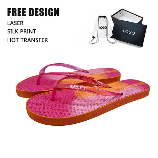 Ladies Summer Color Flip Flos Sexy Slipper Shoes Thong Beach Pink Shoes