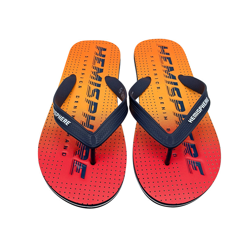 Sunset Men Embossed Logo Flip Flops Beach Slipper Shoes