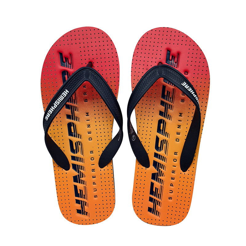 Sunset Men Embossed Logo Flip Flops Beach Slipper Shoes