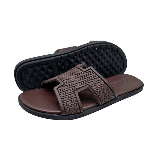 Men's Casual Slide Sandals with Non Slip PVC Strap Summer Beach Slippers OEM ODM Wholesale
