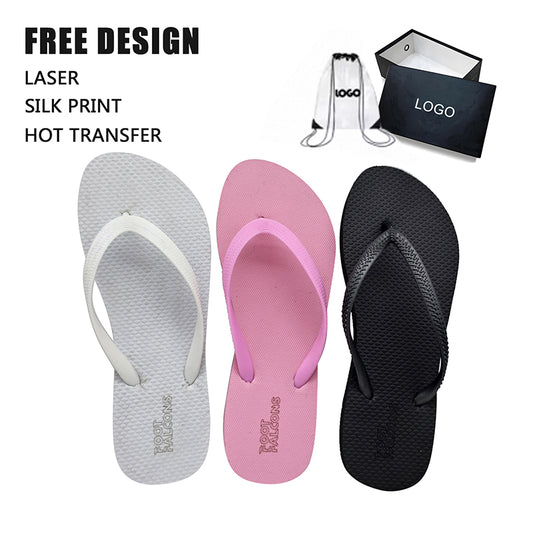 OEM ODM Custom Flip Flops for Ladies | EVA PVC Strap Sandals Wholesale