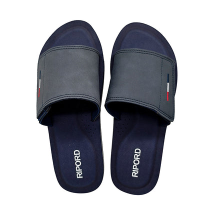 Custom Men's Sports Slide Slippers | OEM EVA Sole & Adjustable Upper