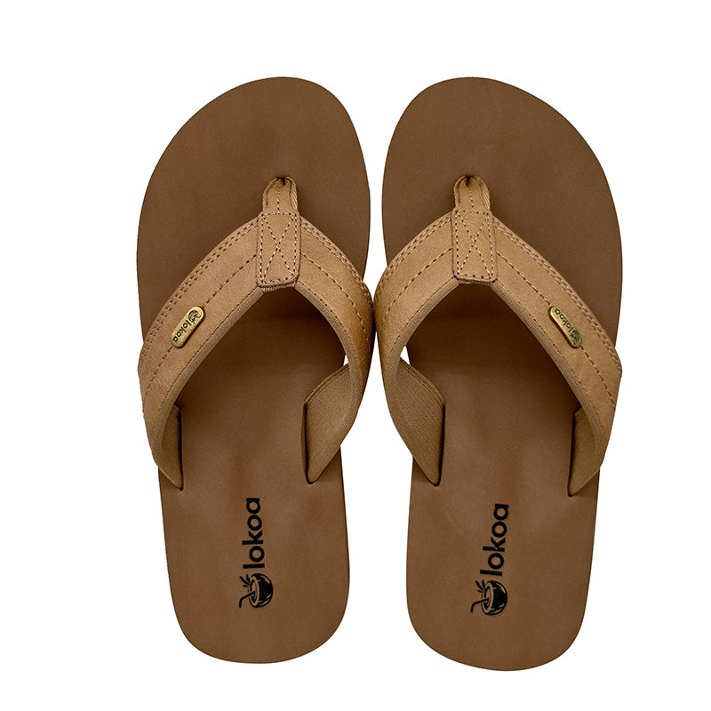Custom Men's PU Strap Flip Flops | OEM EVA Sole & Non-slip for Wholesale