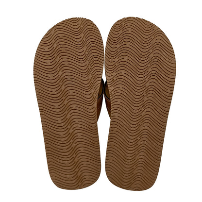Custom Men's PU Strap Flip Flops | OEM EVA Sole & Non-slip for Wholesale