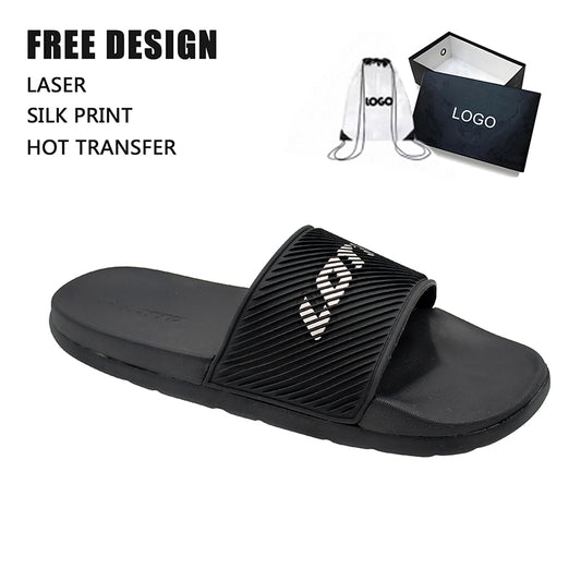 Custom Logo Men's EVA Slide Slippers