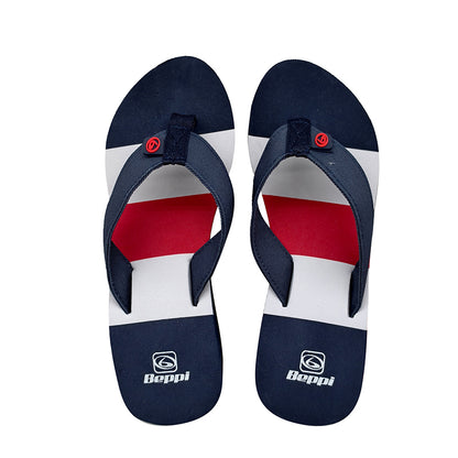 Custom Denim Strap EVA Wedge Flip Flops for Wholesale Women Sandals